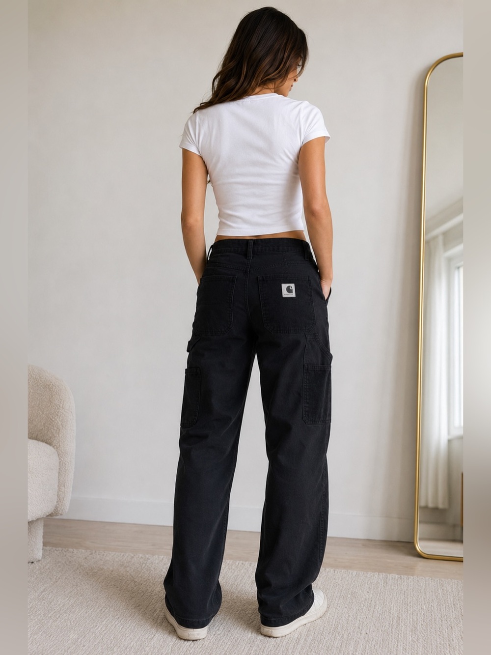 Carhartt WIP Women’s Medley Pant Corduroy Pocket Carpenter RARE unique size 31